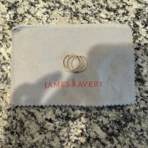 James Avery Gold Stacking Rings